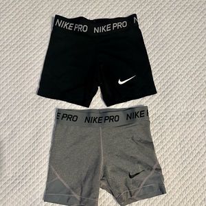 Girls Nike Pro Shorts- 2Pairs!
